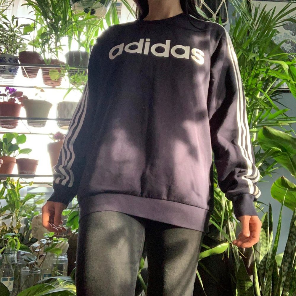 Basic Adidas Pullover Size Medium - image 1